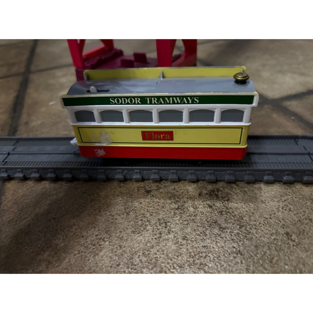 Thomas Train Track Mattel LOT 86 Pieces 16' plus Flora engine 09' train car - Picture 14 of 14